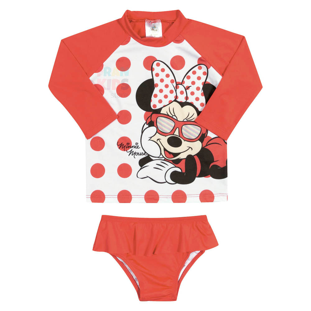 Conjunto Blusa e Calcinha Proteção UV 50+ Minnie - Marlan