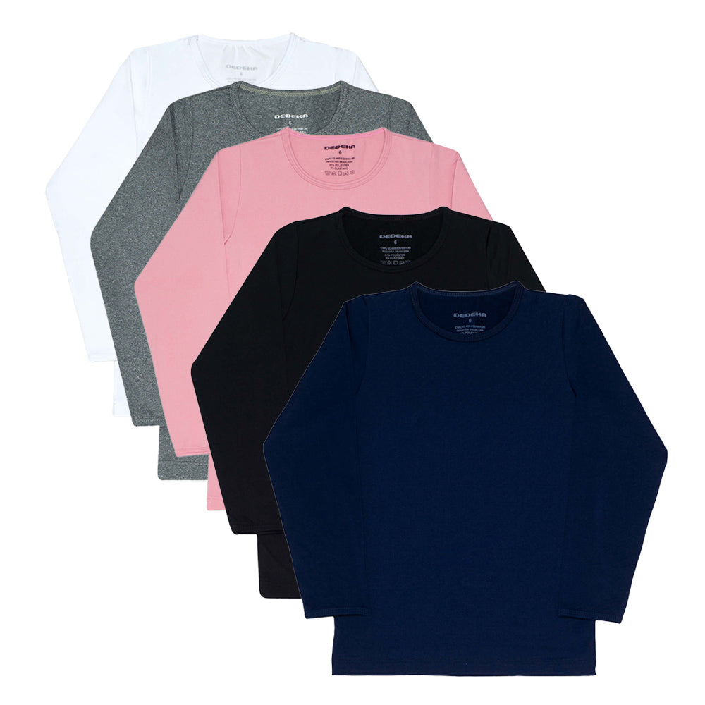 Camiseta Blusa Térmica Infantil Para Frio - Dedeka