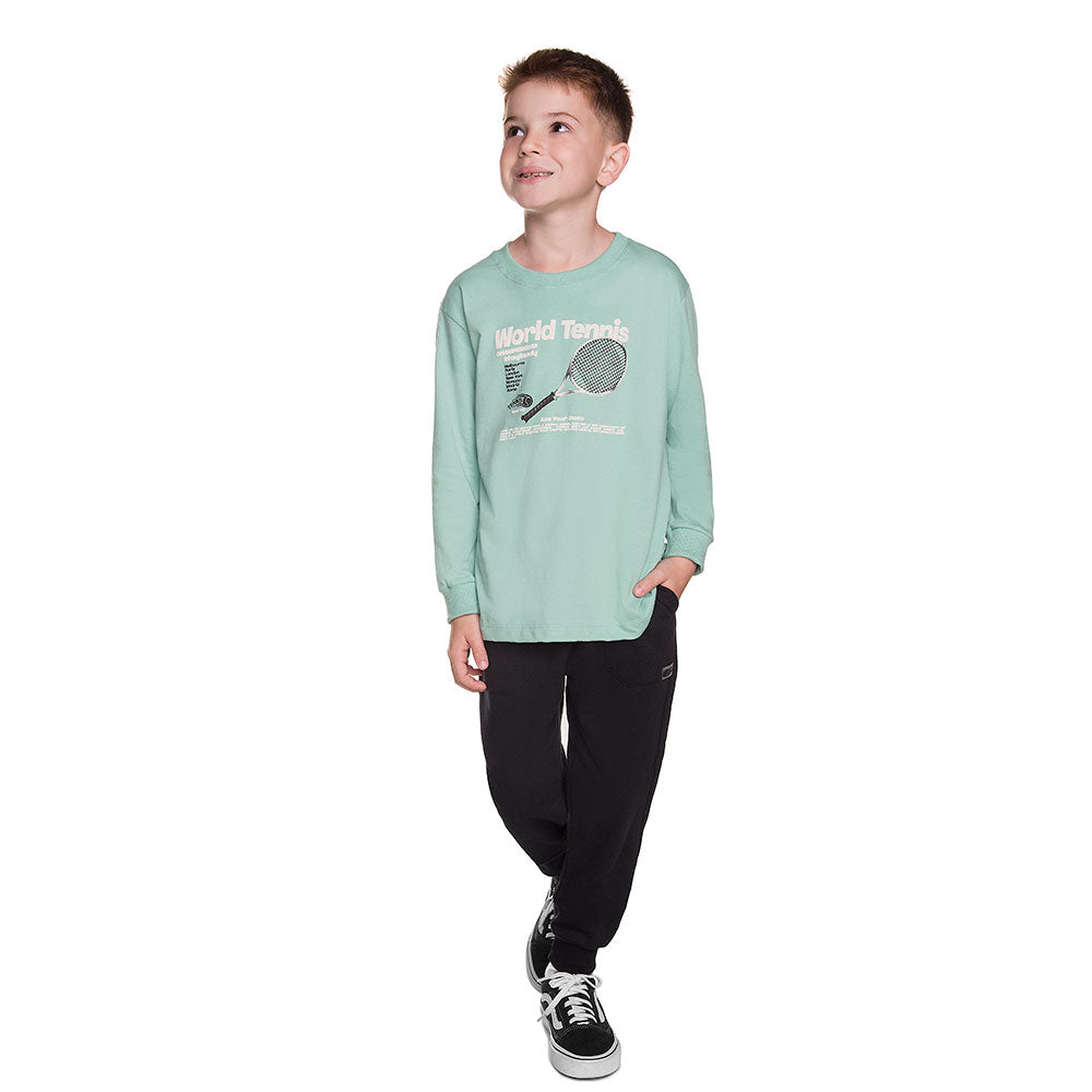 Camiseta Infantil Menino Meia Malha Tennis - Have Fun