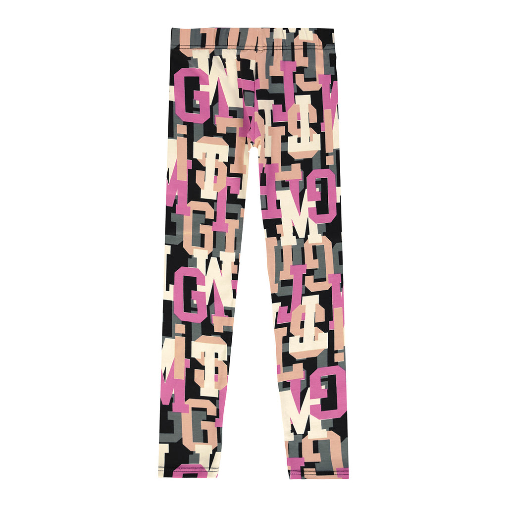 Calça Legging Infantil Estampada em Cotton - Malwee Kids