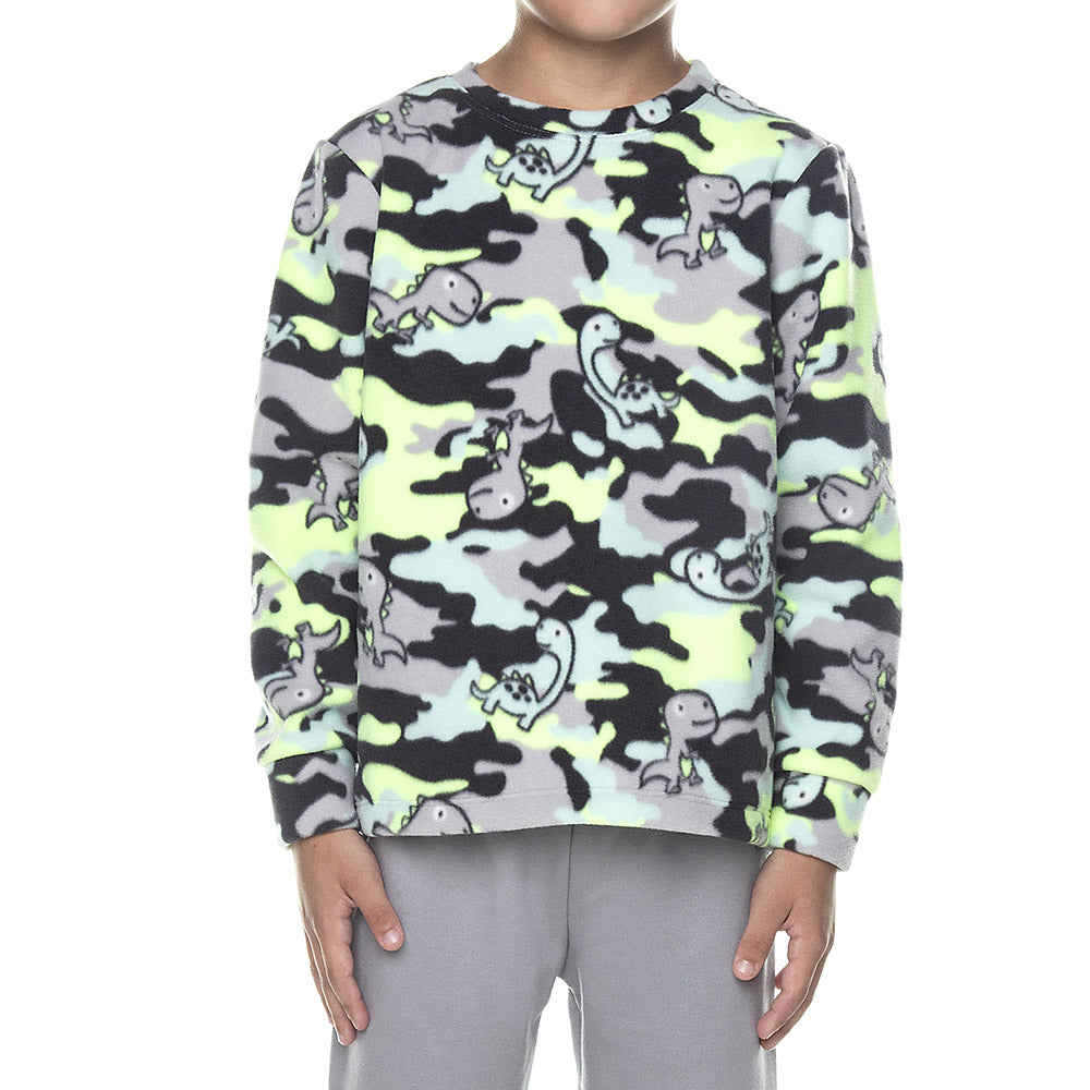 Pijama Infantil Menino em Soft Estampado Dinos - Have Fun