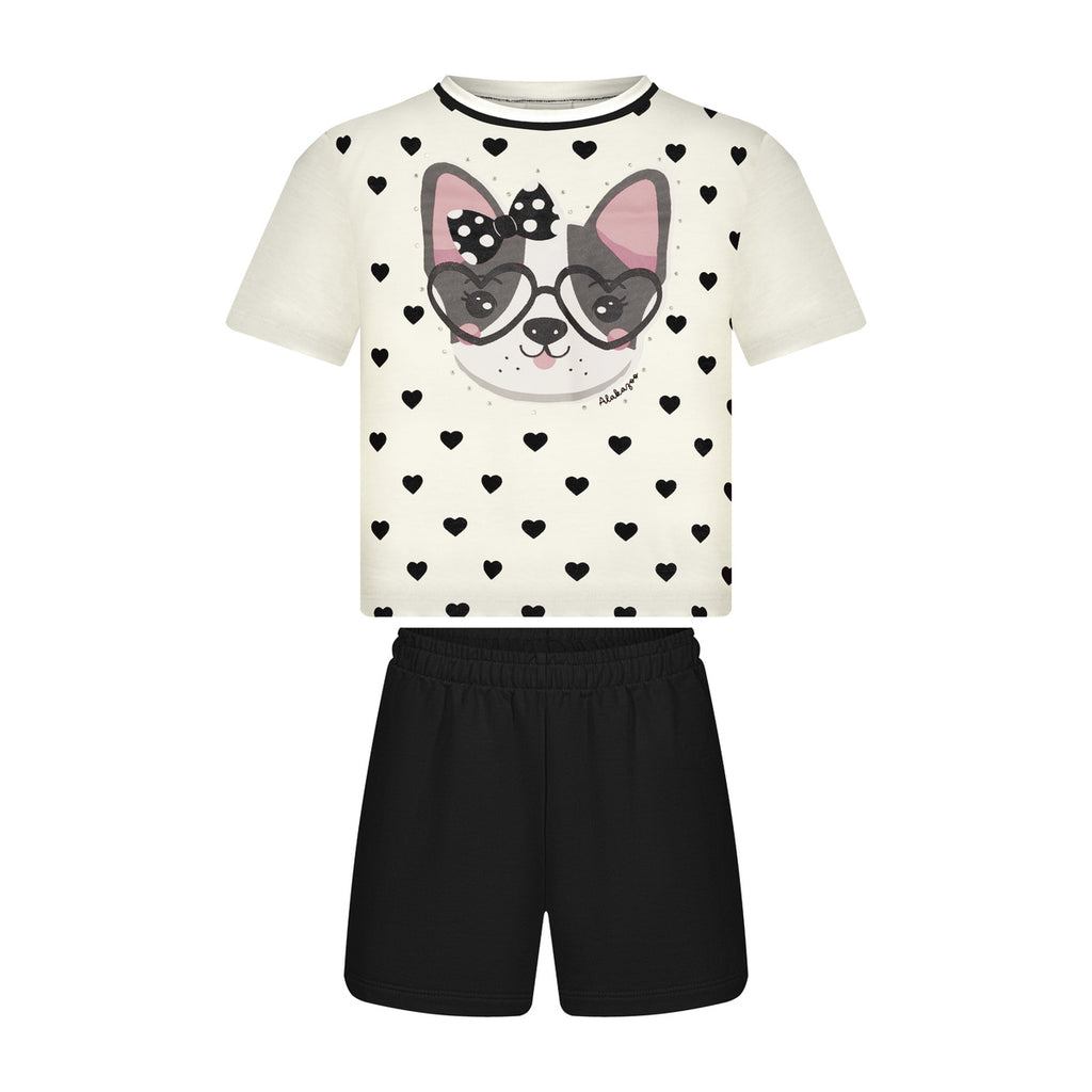 Conjunto Infantil Menina Cachorro - Alakazoo