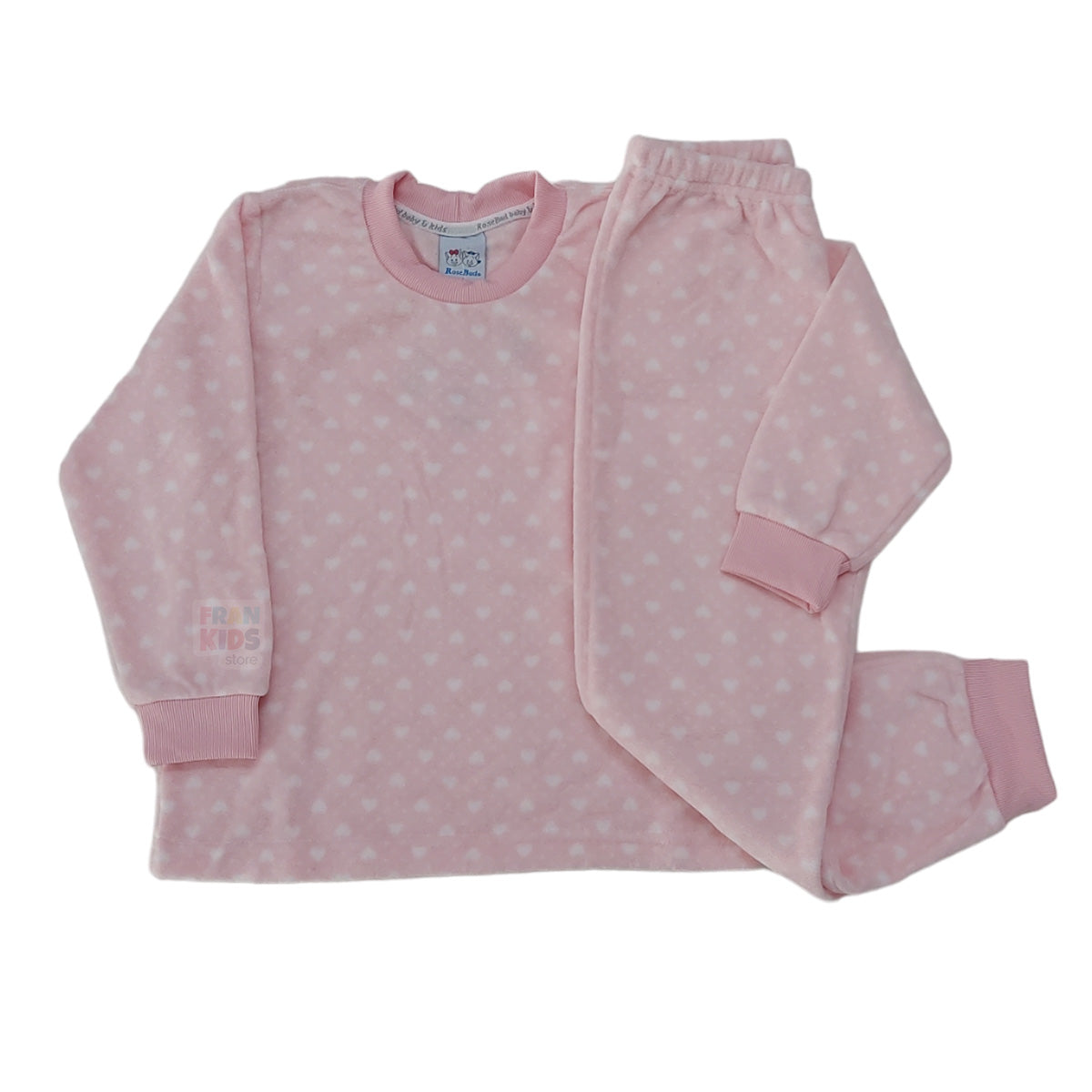 Conjunto Pijama Soft Infantil Menina Corações - Rosebud