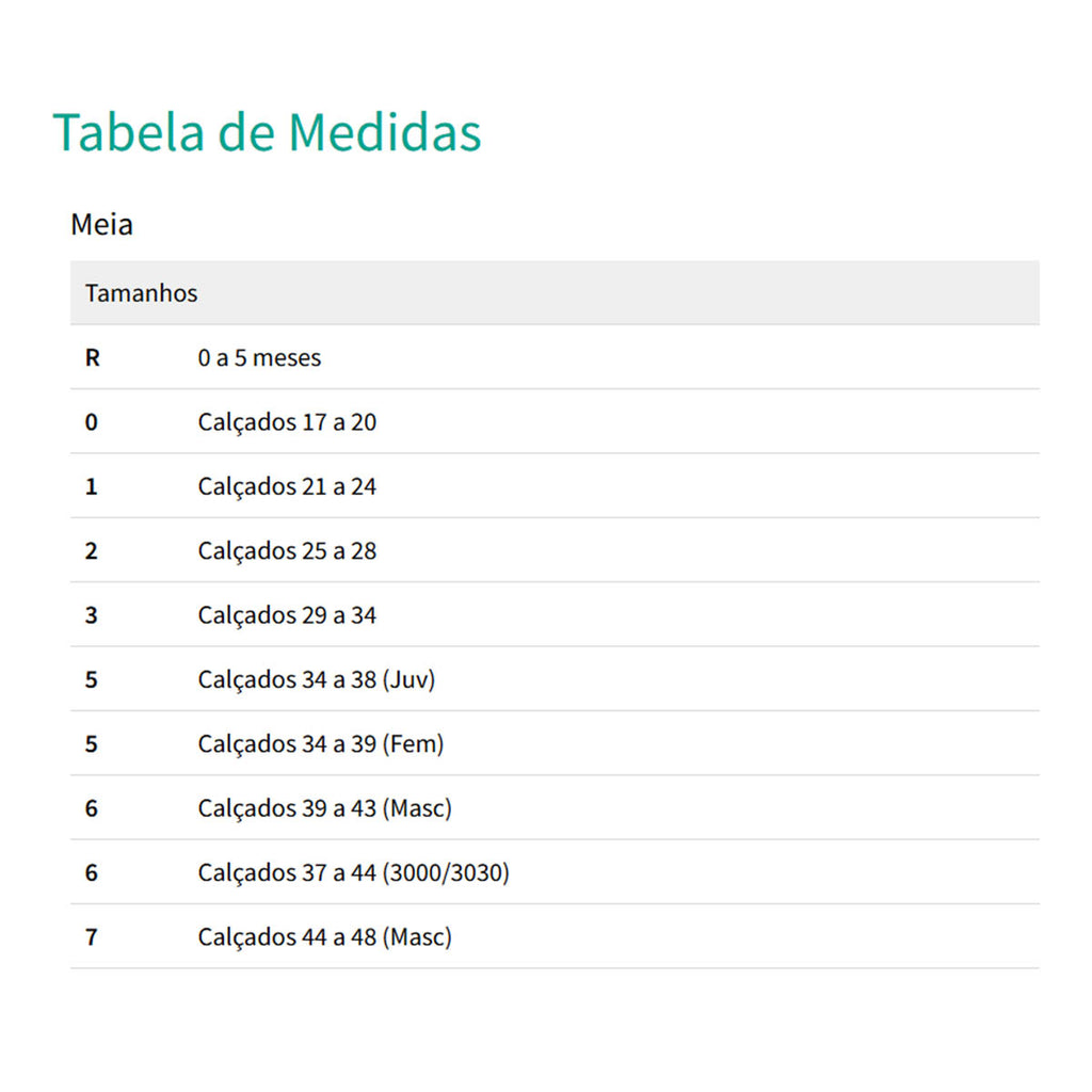Meia Cano Médio Bebê Unissex Básica Lisa Algodão - Selene