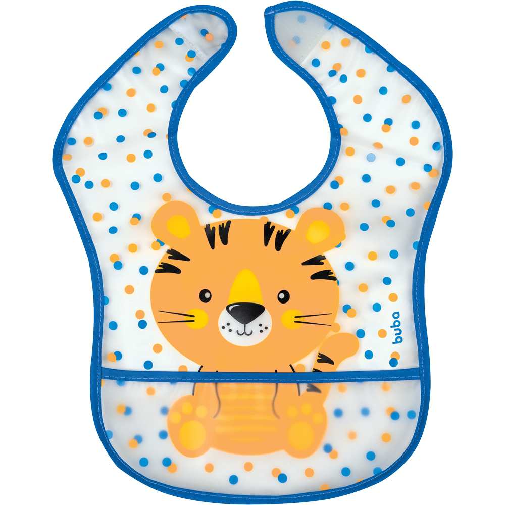 Babador Bebê Impermeável Para Alimentação Tigre - Buba