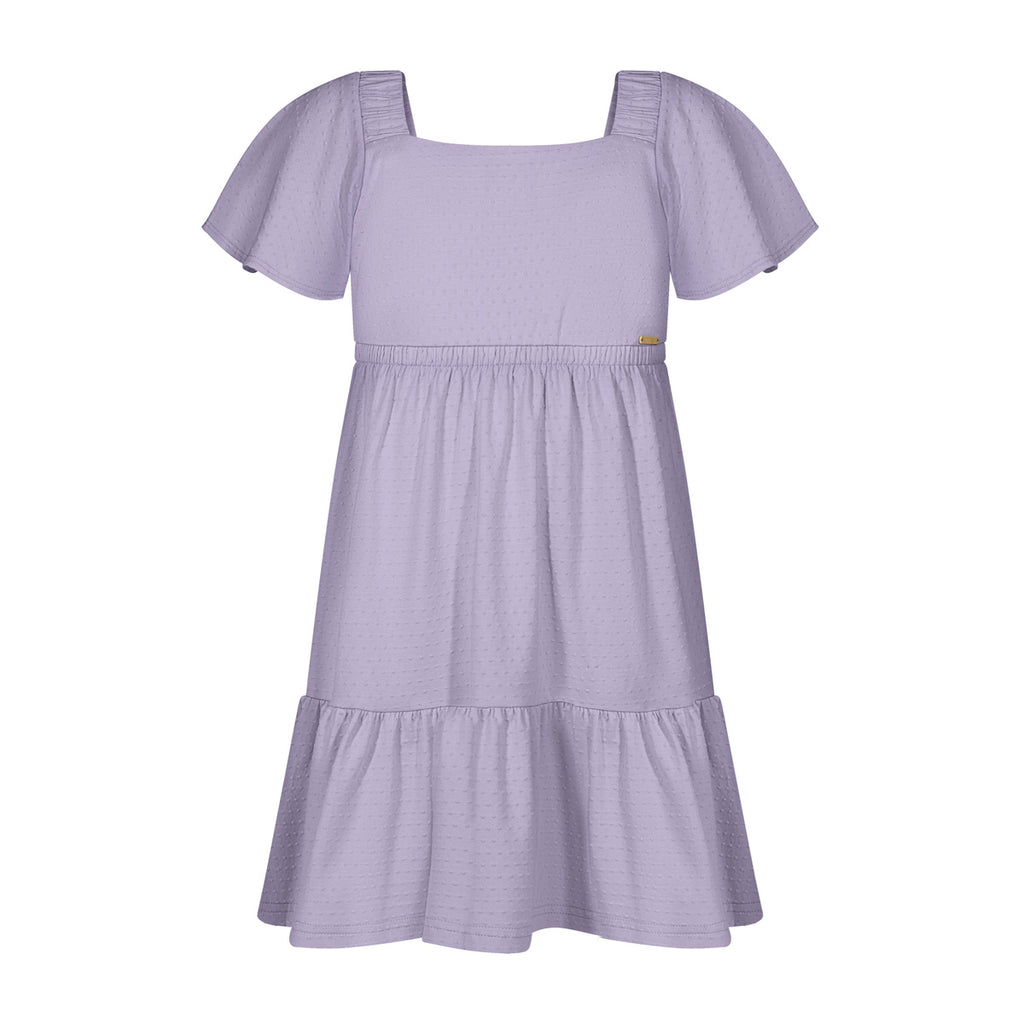Vestido Infantil Malha Texturizada - Alakazoo