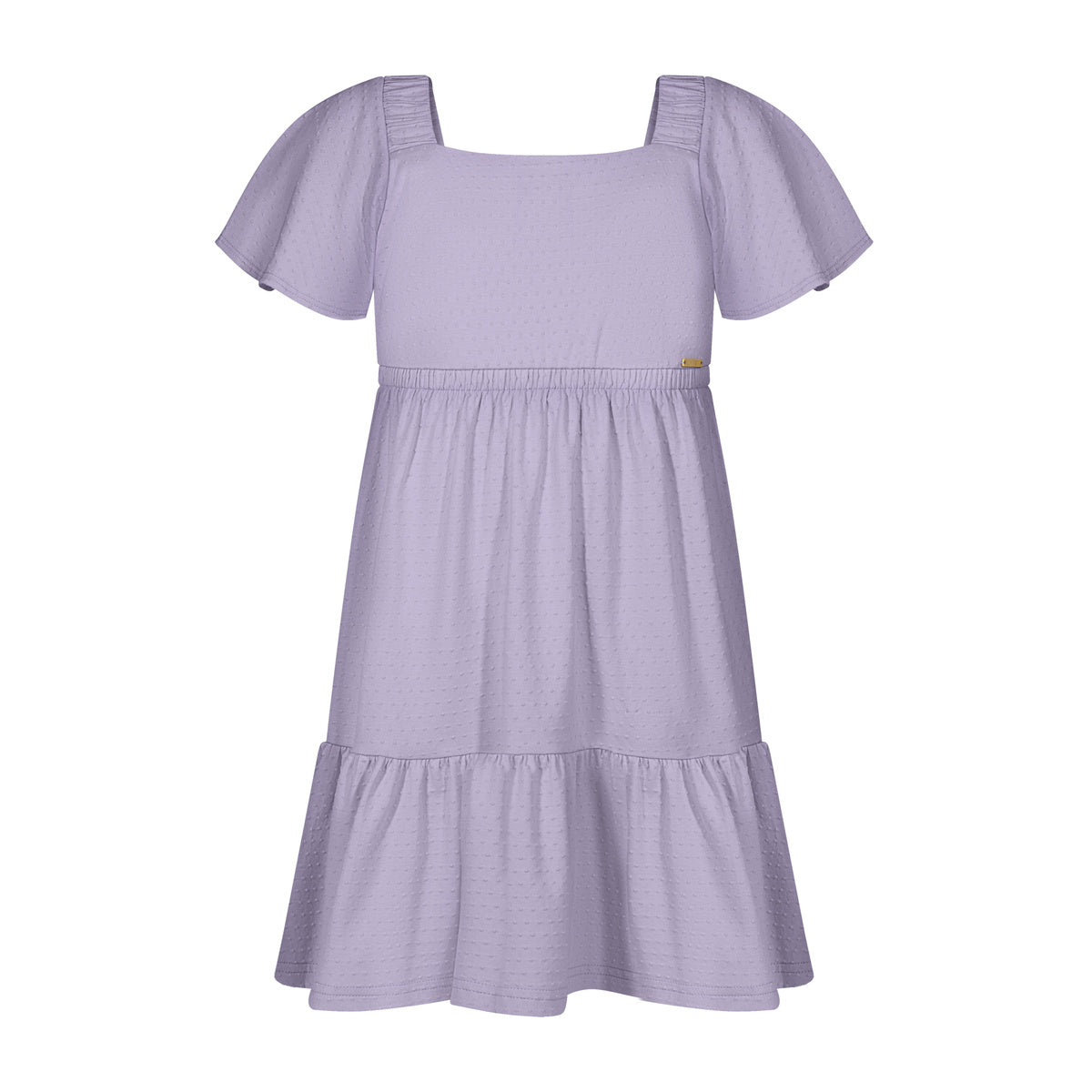 Vestido Infantil Malha Texturizada - Alakazoo