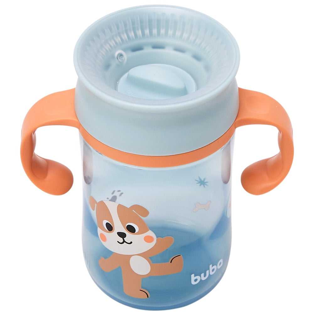 Copo de Transição Antivazamento Bebê 360º Buba Zoo Cão - Buba