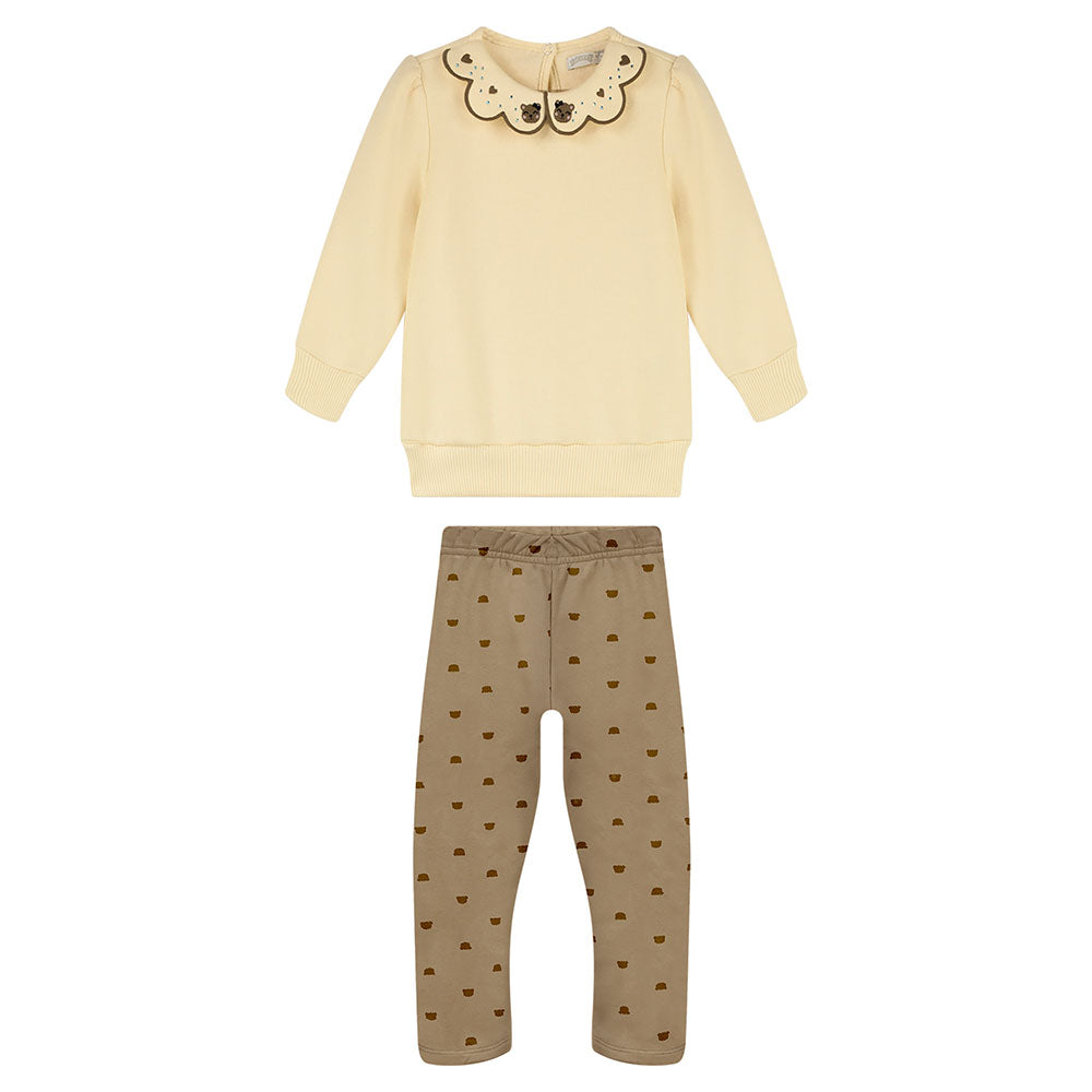 Conjunto Bebê Menina Moletom Molecotton Mini Bear - Alakazoo