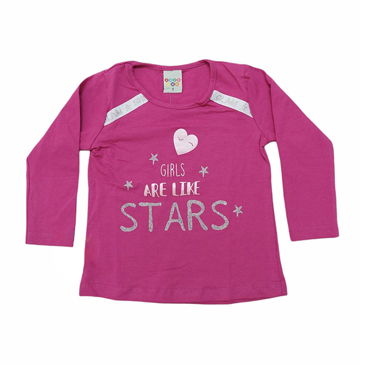 Blusa em Cotton Girls Are Like Stars - Have Fun