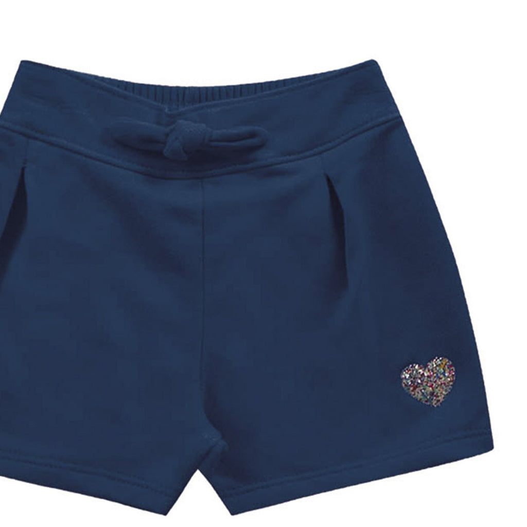 Short Infantil Femino em Moletinho Coração - Kiko e Kika