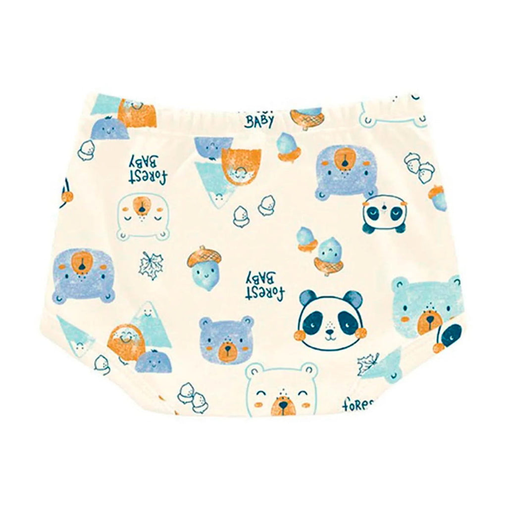 Short Cobre Fralda Menino em Suedine Bichinhos - Kiko Baby