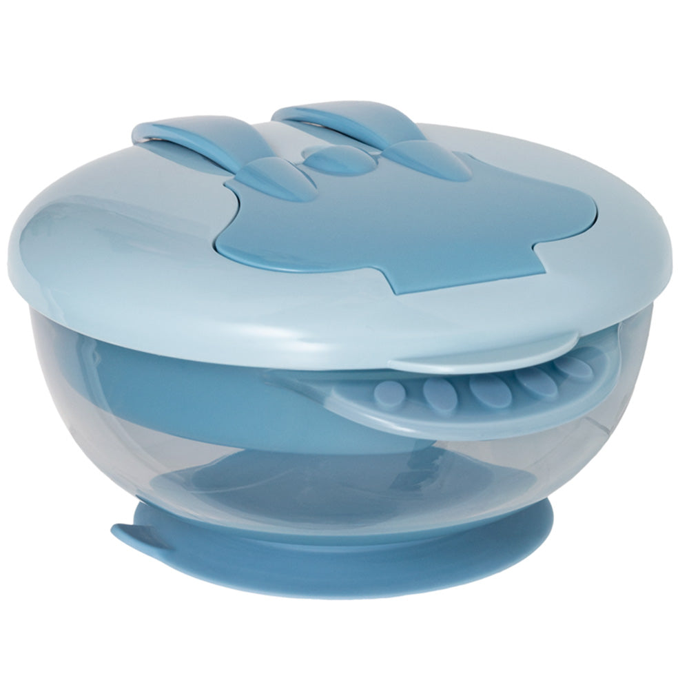 Kit Refeição Bebê Prato Com Compartimento e Talheres - Buba