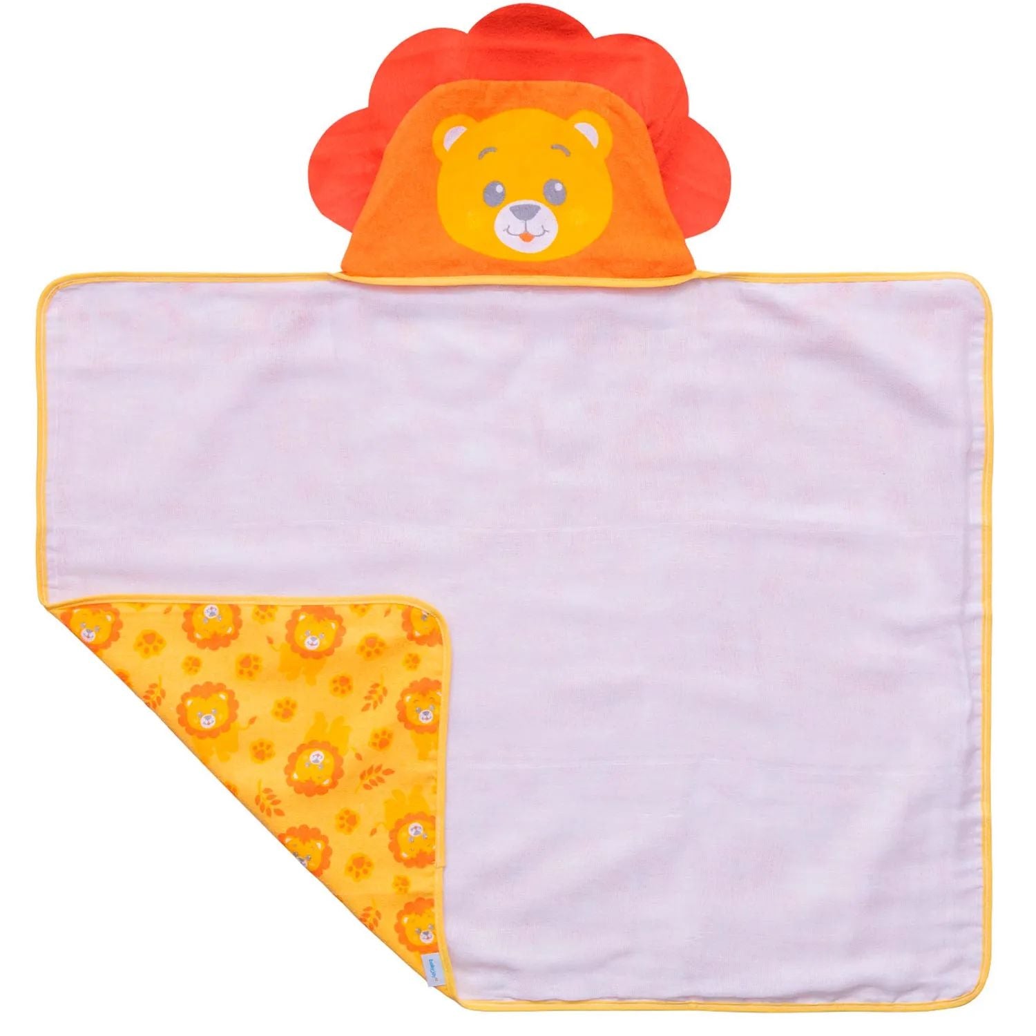 Toalha de Banho Forro de Fralda 67CMX90CM Leão - Baby Joy