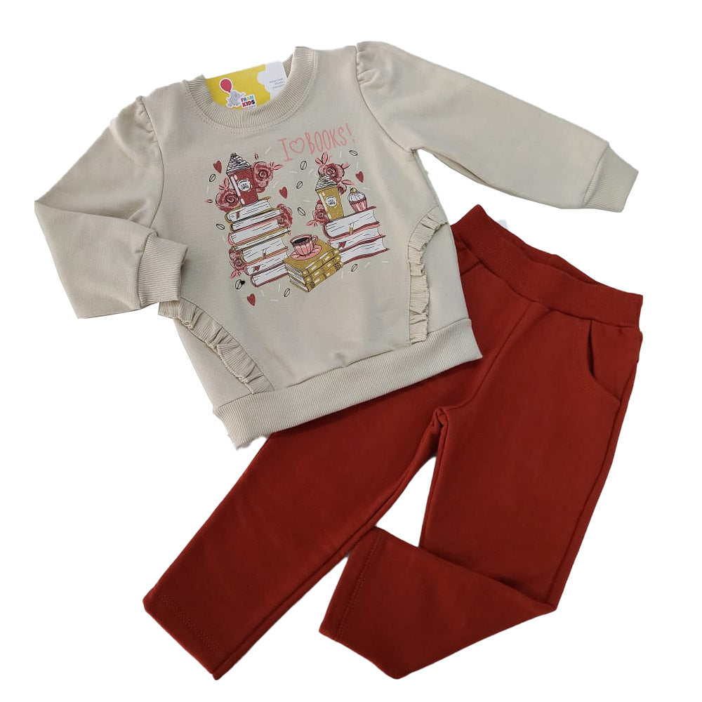 Conjunto Bebê Menina em Moletom Peluciado - Have Fun