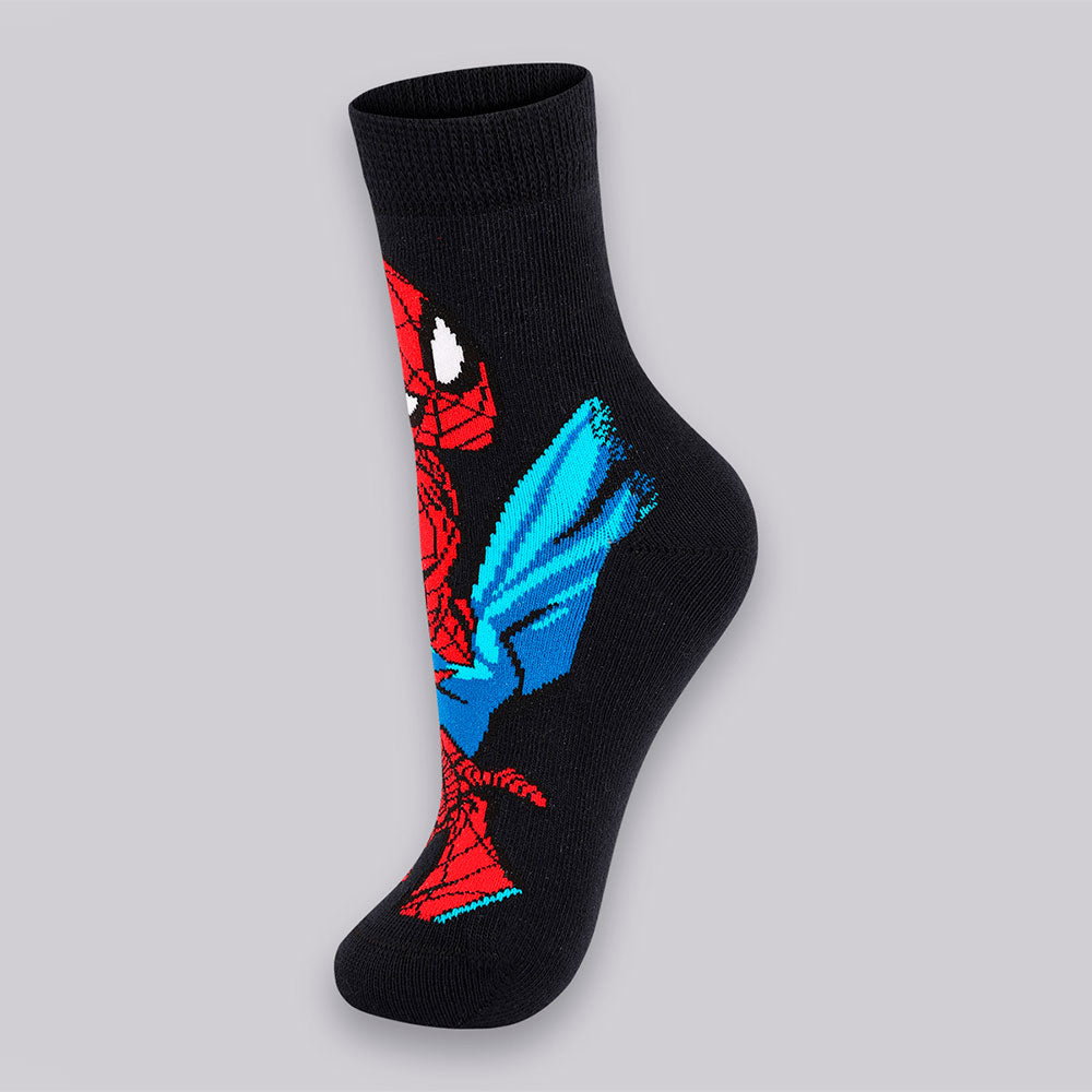 Meia Cano Médio Infantil Menino Marvel Homem-Aranha - Lupo