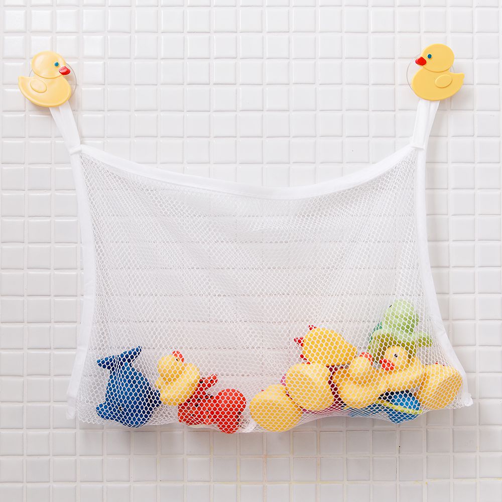 Organizador Para Brinquedos de Banho Com Ventosa Patinhos - Buba