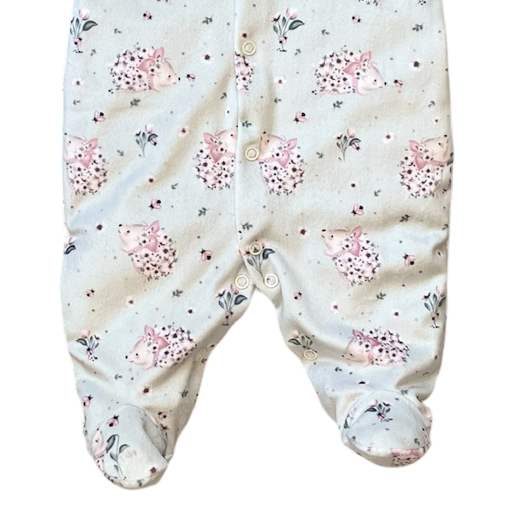 Macacão Plush Bebê Menina Porco Espinho - Tilly Baby