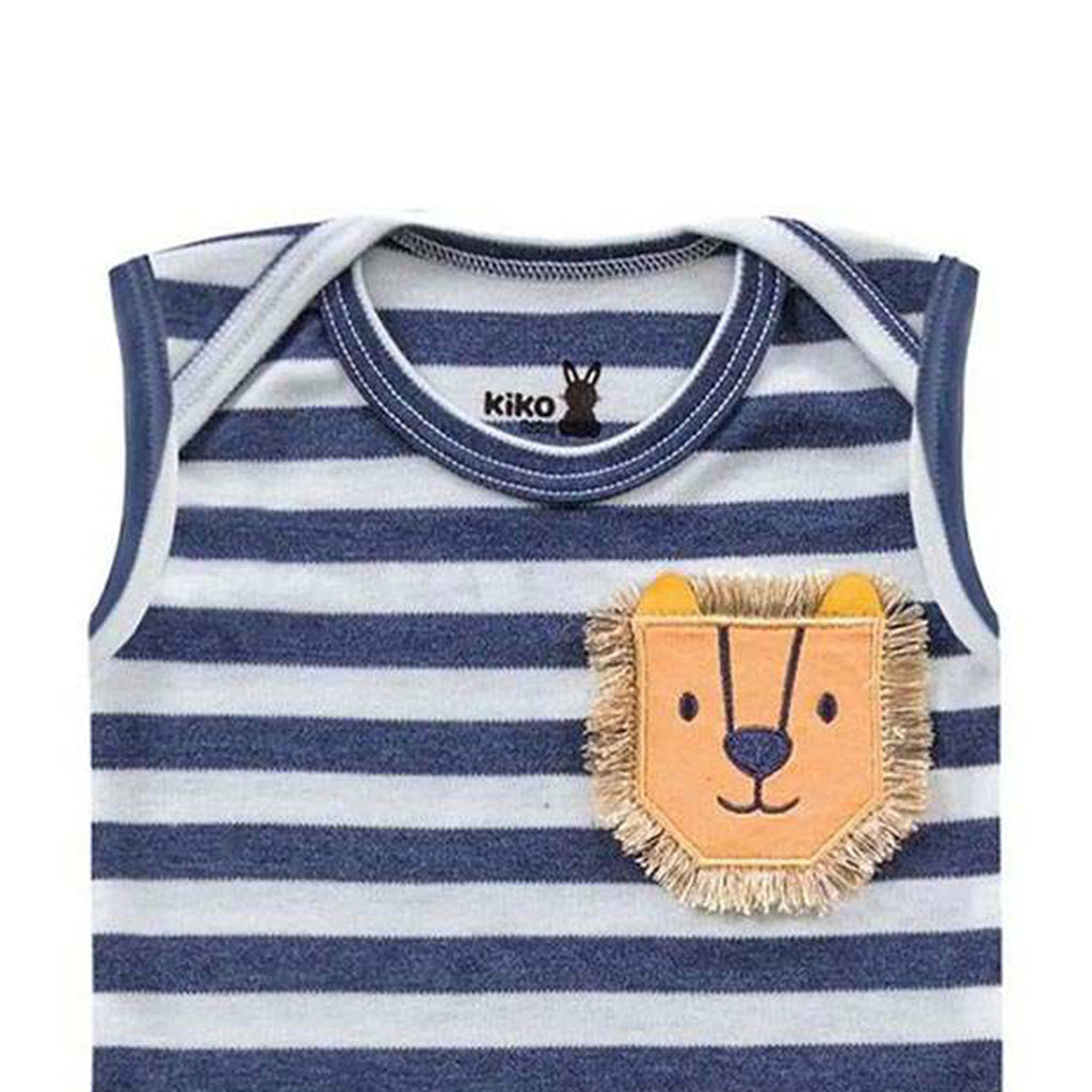 Body Regata Bebê Menino Leão - Kiko Baby