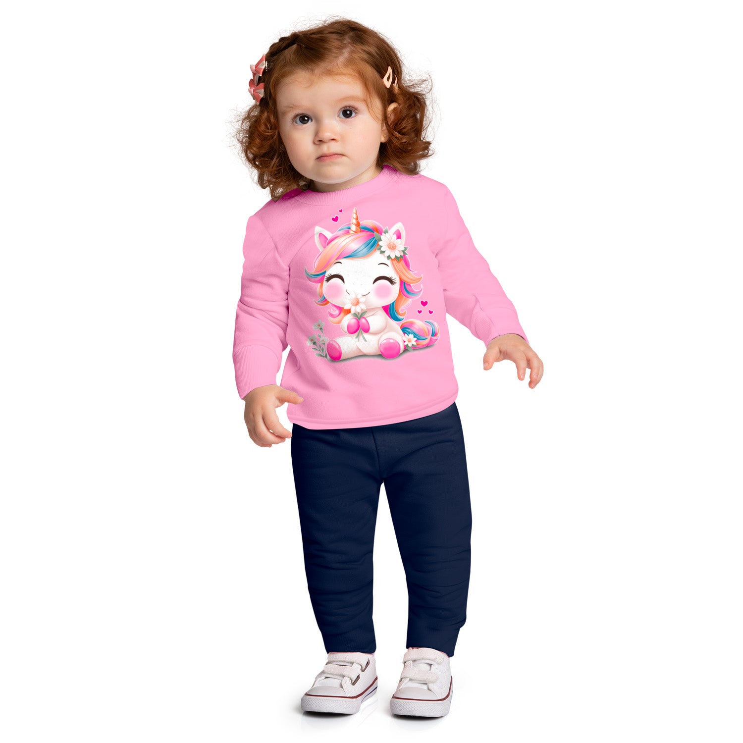 Conjunto Infantil Menina Moletom Peluciado Unicórnio - Kyly
