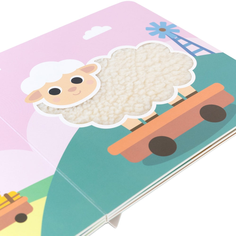 Livro Sensorial Com Textura  Conhecendo a Fazenda - Buba