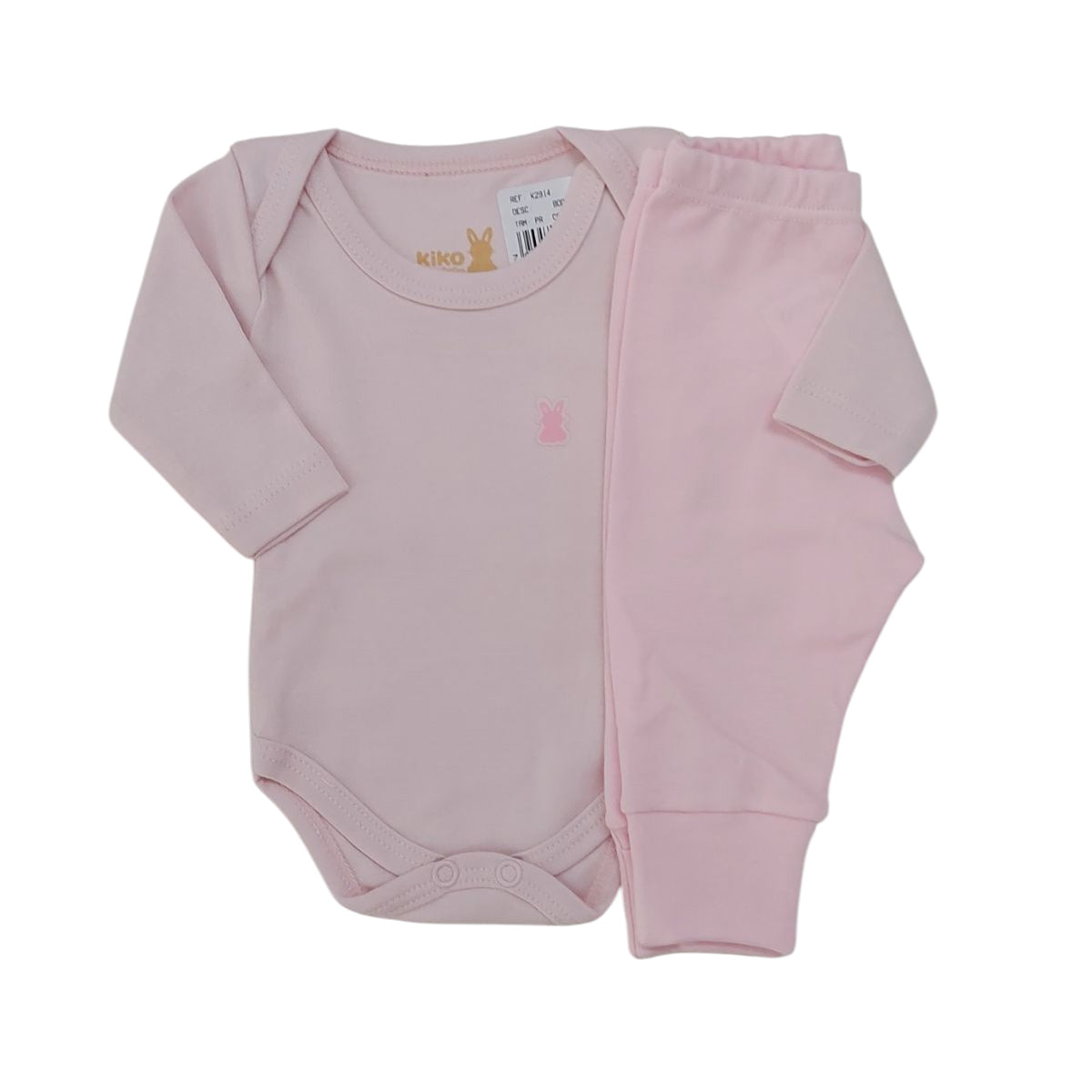 Conjunto Bebê Prematuro Body e Calça em Suedine - Kiko Baby