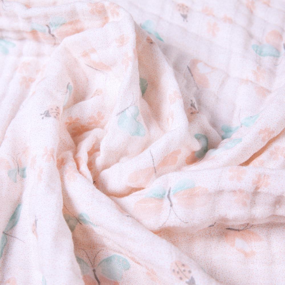 Toalha de Banho Soft C/ Capuz 80CM X 80CM Borboletas - Karinho