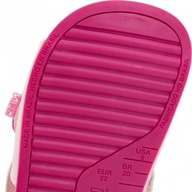 Chinelo infantil Summer Com Elástico Rosa BB / Pink - Klin