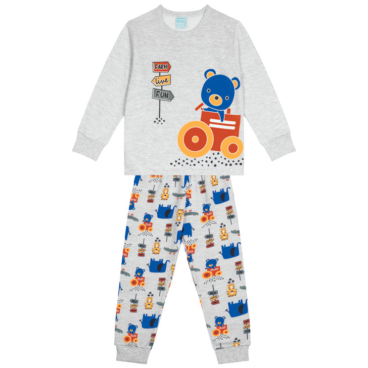 Pijama Infantil Moletom Peluciado Brilha no Escuro Fezenda - Kyly