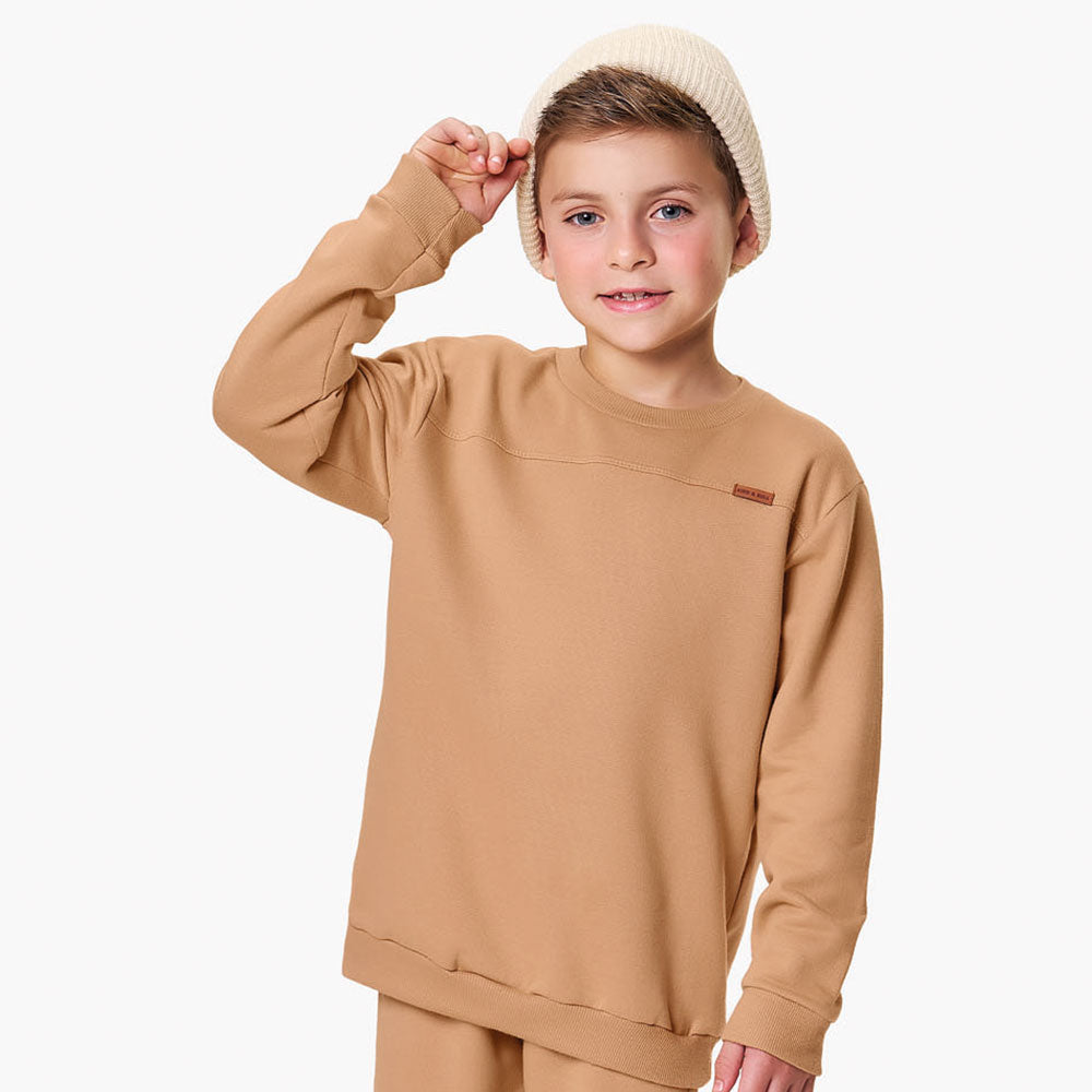 Conjunto Infantil Menino Moletom Peluciado - Kiko e Kika
