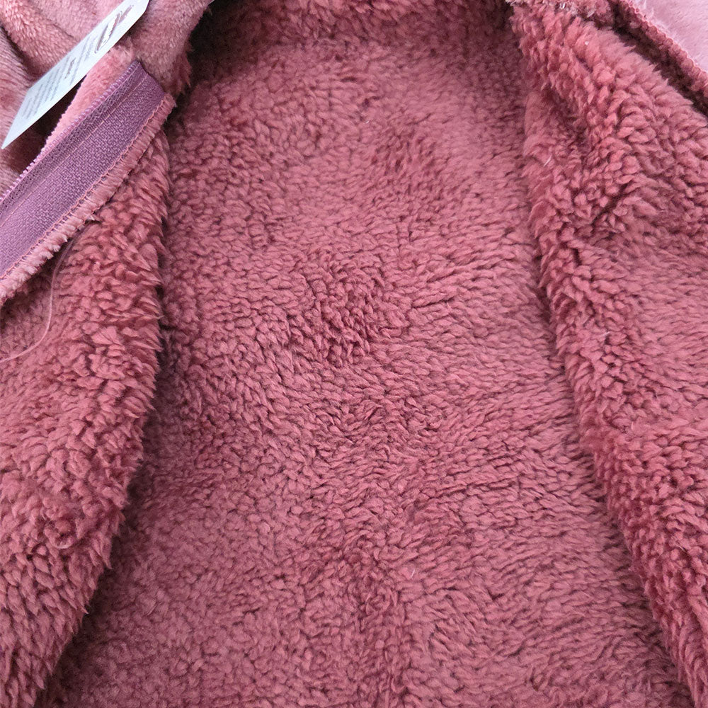 Casaco Sherpa Com Capuz Infantil Inverno - Brinq