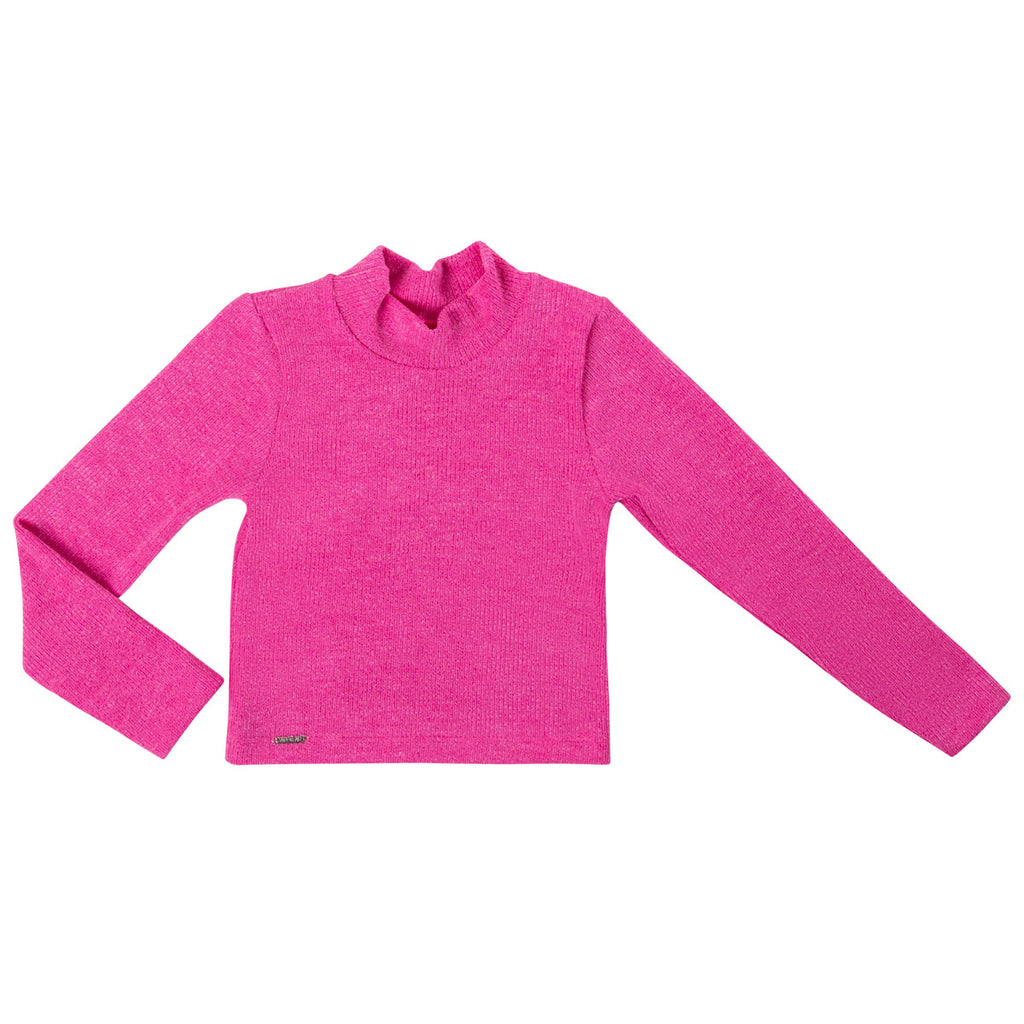 Conjunto Infantil Blusa e Saia Tricot Canelado - Have Fun