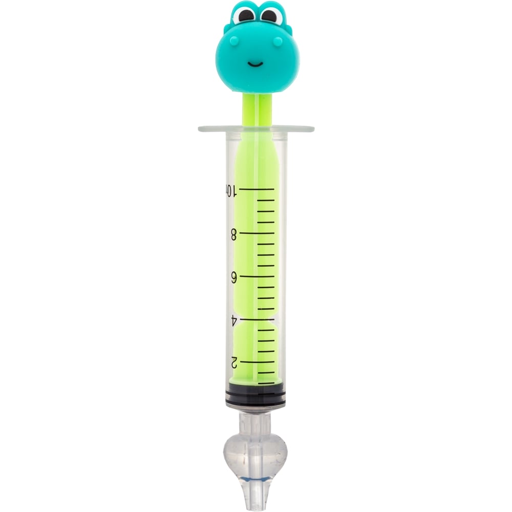 Seringa Lavador Nasal Infantil Dino C/ Ponta em Silicone - Buba