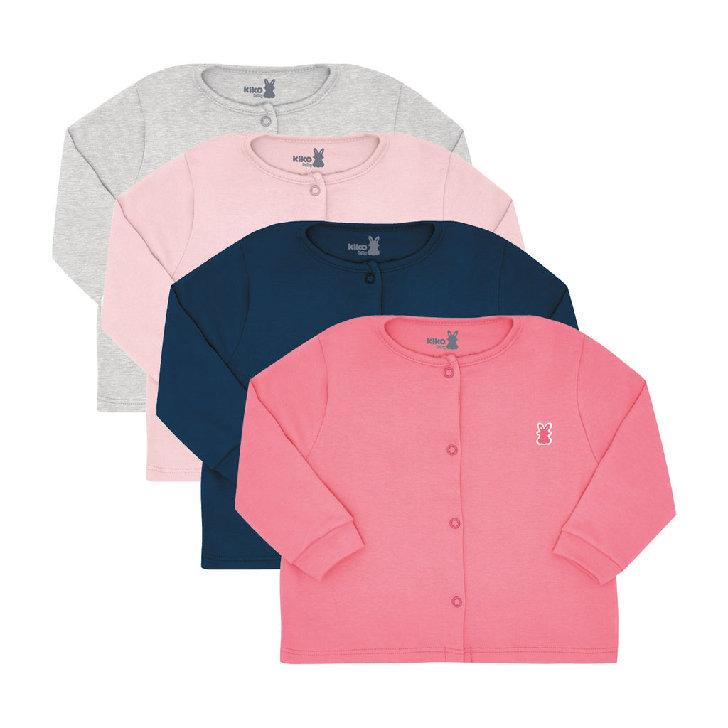 Casaco Bebê Timeless Liso Em Suedine - Kiko Baby