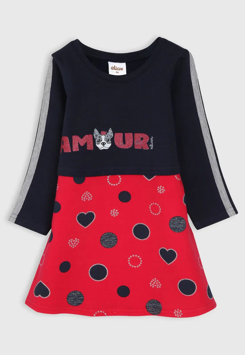 Vestido em Molecotton Peluciado Amour - Elian