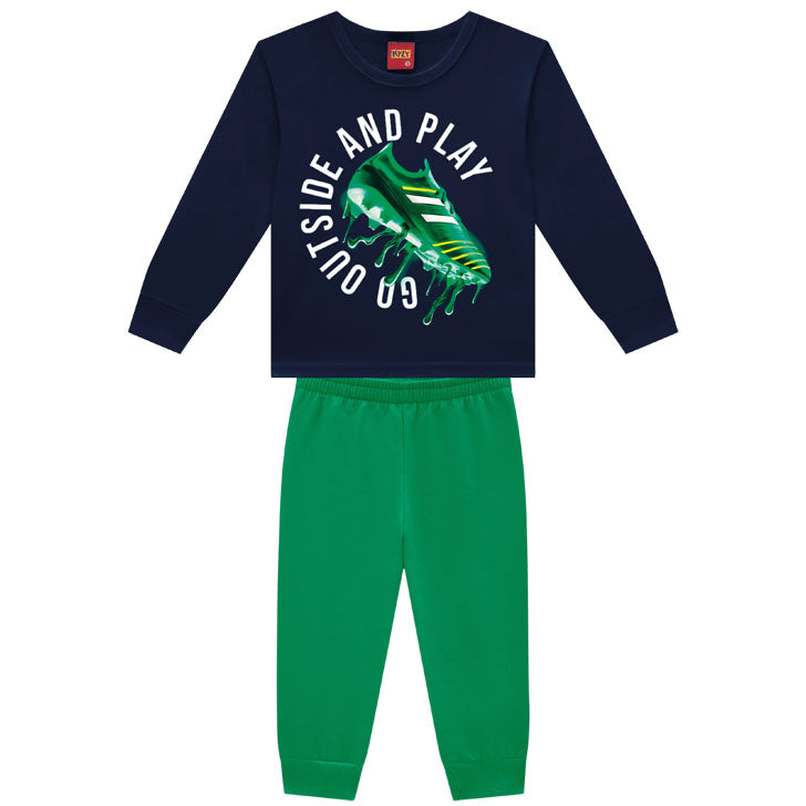 Conjunto Infantil Menino Moletom Peluciado Play - Kyly