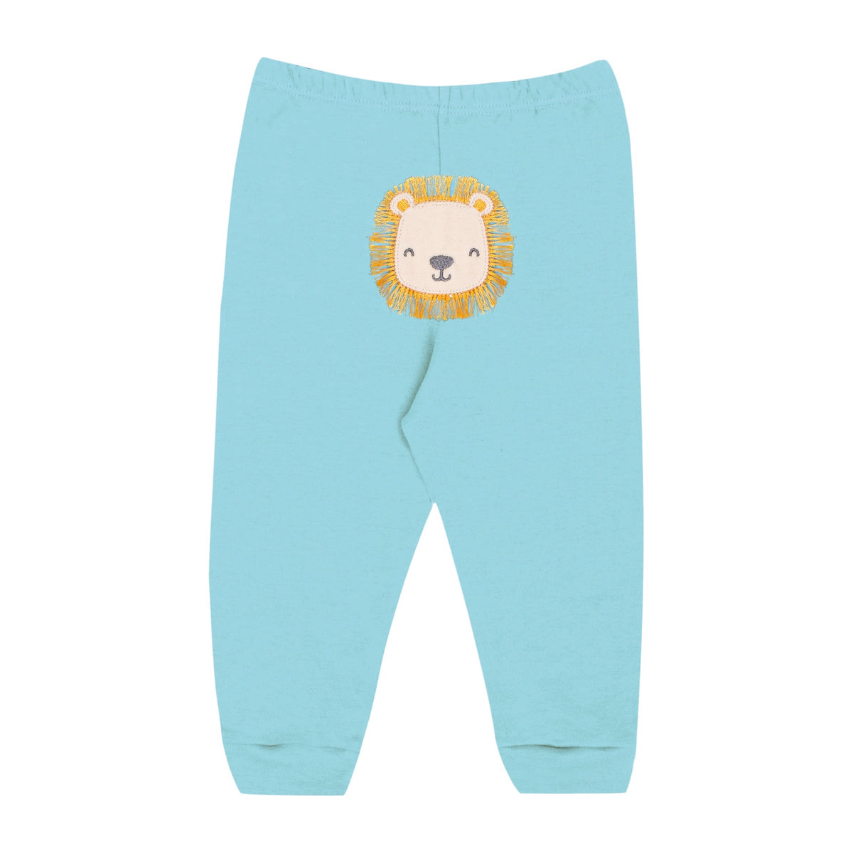 Calça Bebê Menino Suedine Bordado Leão - Kiko Baby