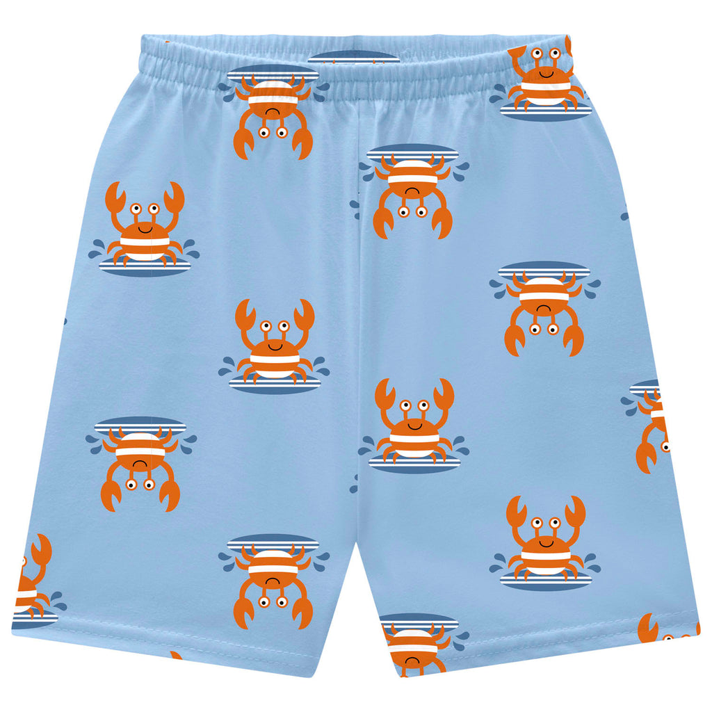 Pijama Infantil Menino Brilha no Escuro Caranguejo - Kyly