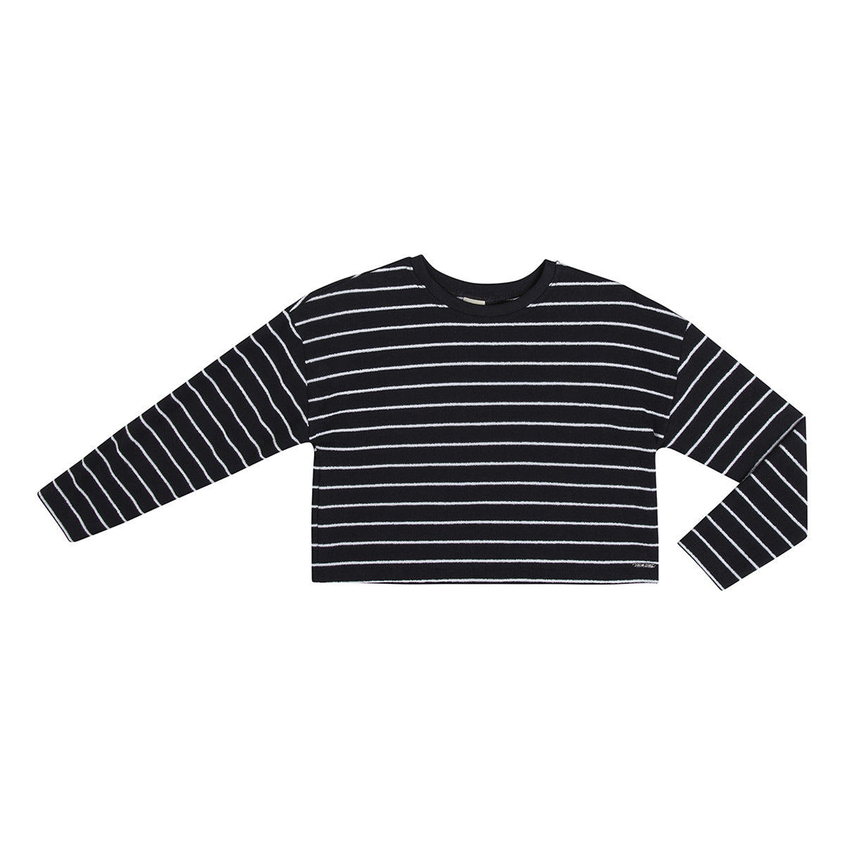 Blusa Infantil Feminina em Moletinho Listrado - Have Fun
