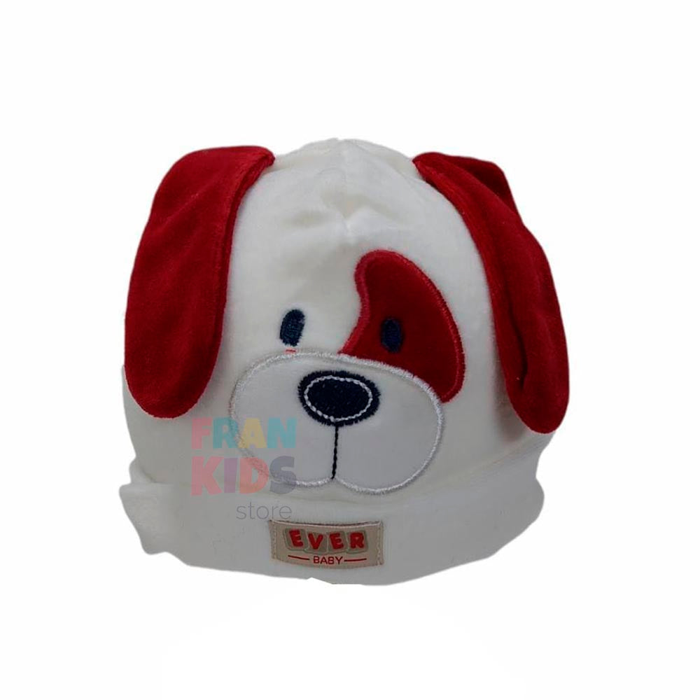 Touca Infantil em Plush Cachorrinho - Everly