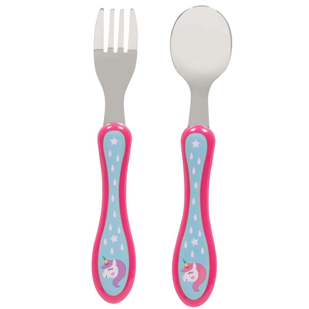 Kit Talher Para Bebê Unicórnio Star (6+ Meses) - Buba