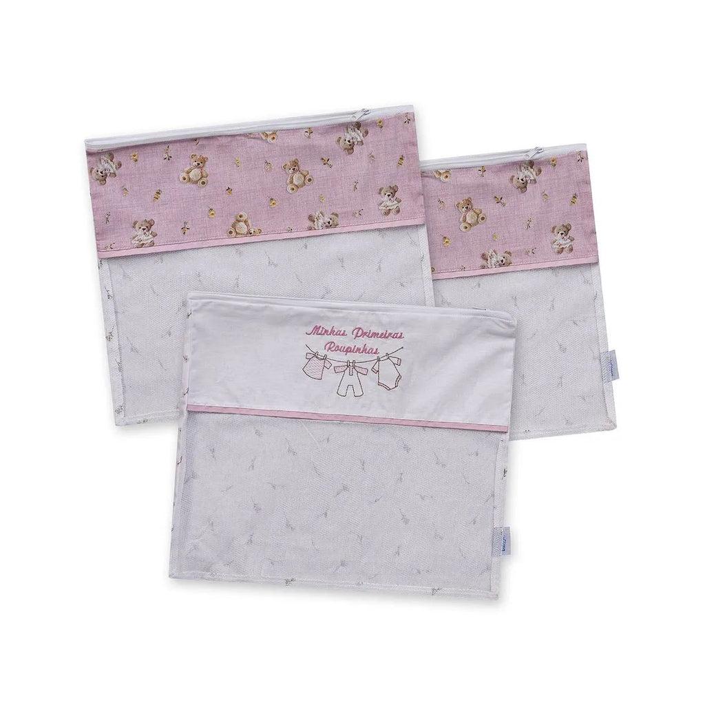 Saquinho Maternidade 03 Peças 30CMX36CM Urso - Baby Joy