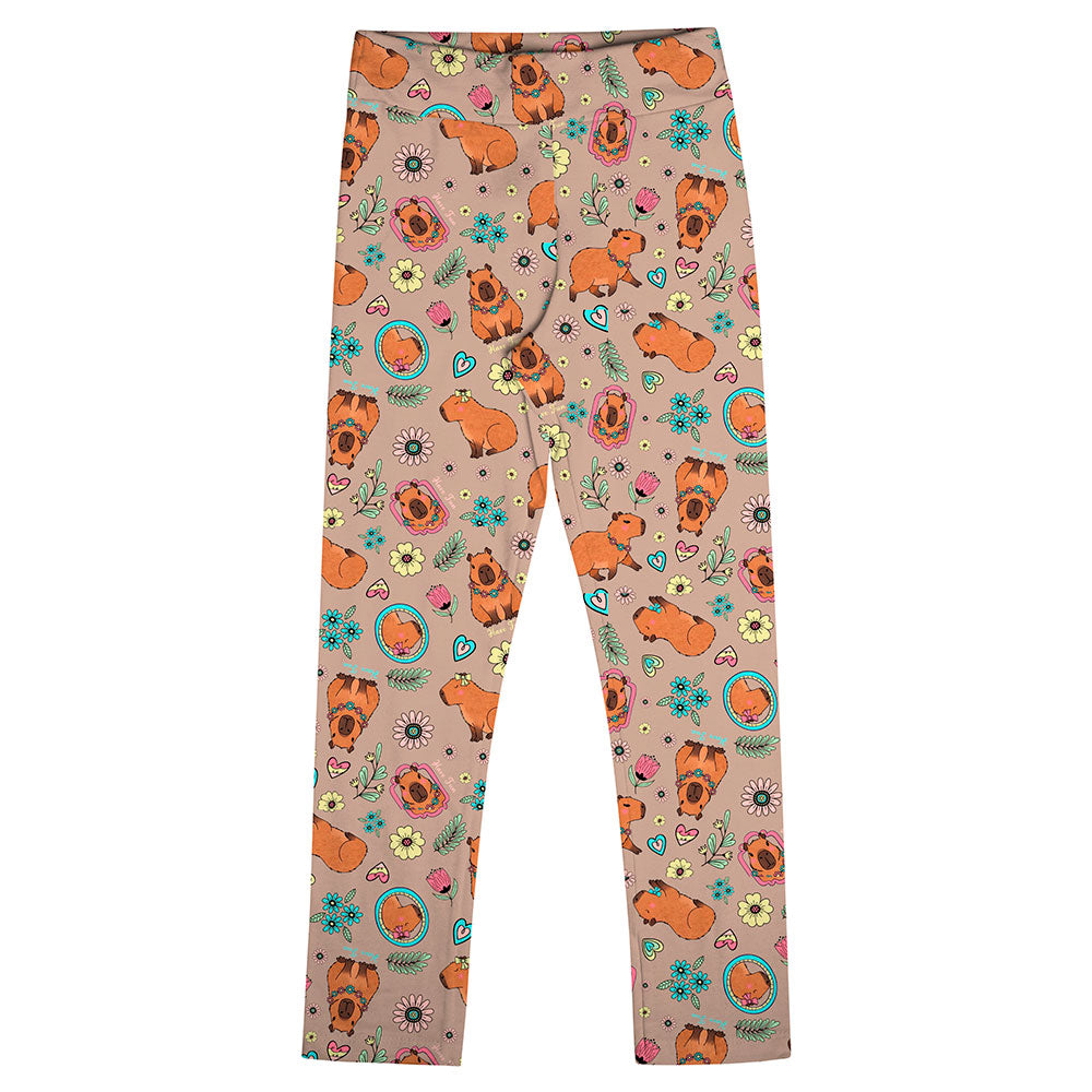 Legging Infantil Malha Térmica Inverno Capivara - Have Fun