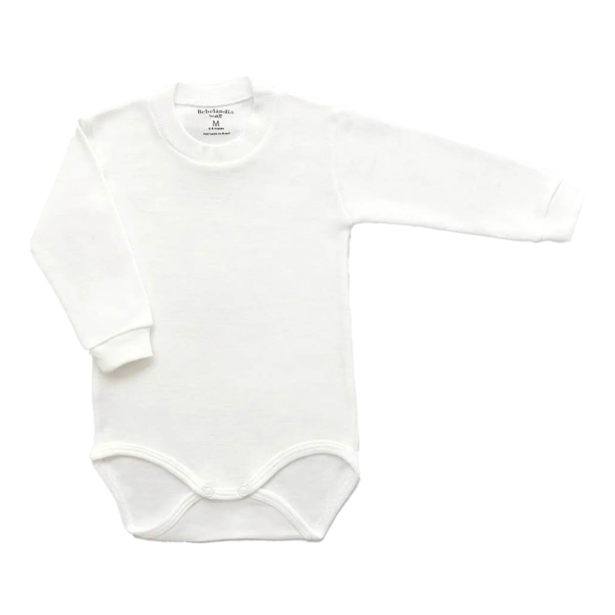 Body Manga Longa Bebê Unissex Lã Antialérgica - Bebelândia