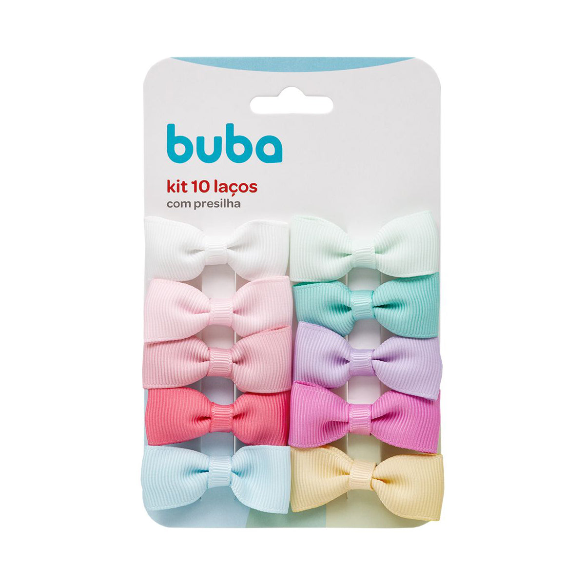 Kit 10 Laços Com Presilha Bebê - Buba