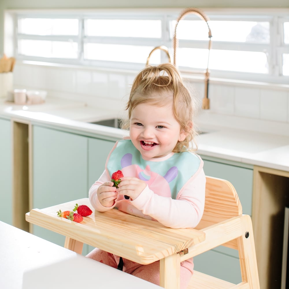 Babador Bebê Impermeável Para Alimentação Buba Zoo Unicórnio - Buba