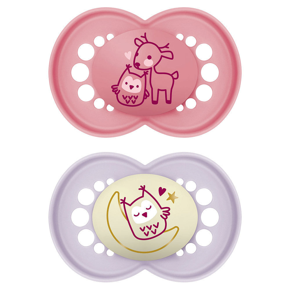 Chupeta Original Day e Night 16+ Meses C/ 2 Un - MAM