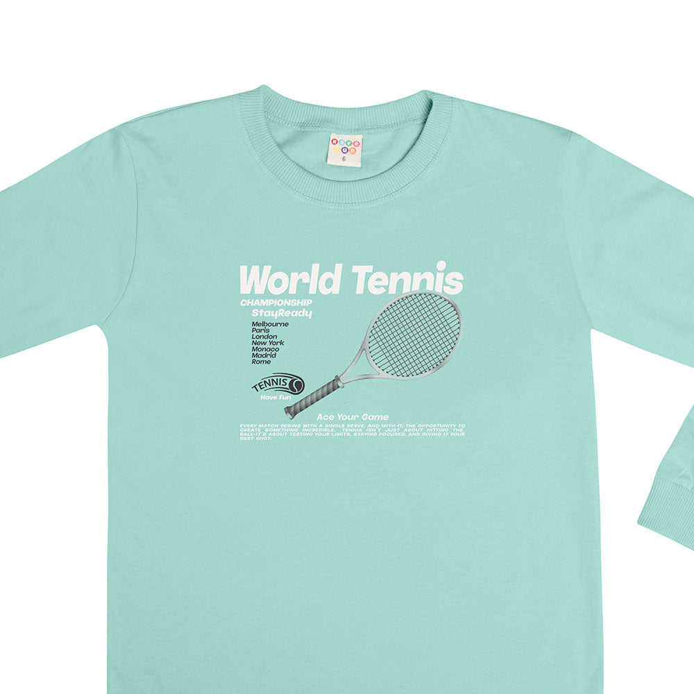 Camiseta Infantil Menino Meia Malha Tennis - Have Fun