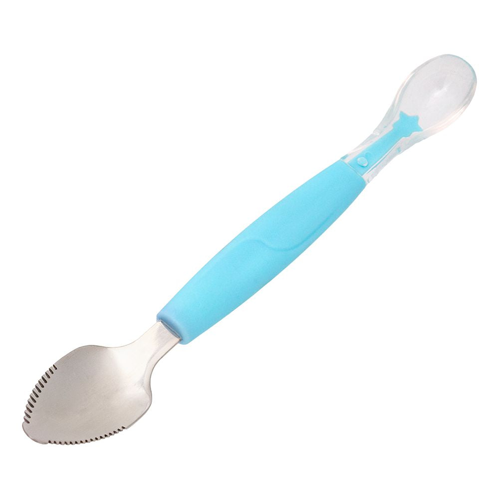 Colher 2 em 1 Para Raspar Frutas e Alimentar - Buba