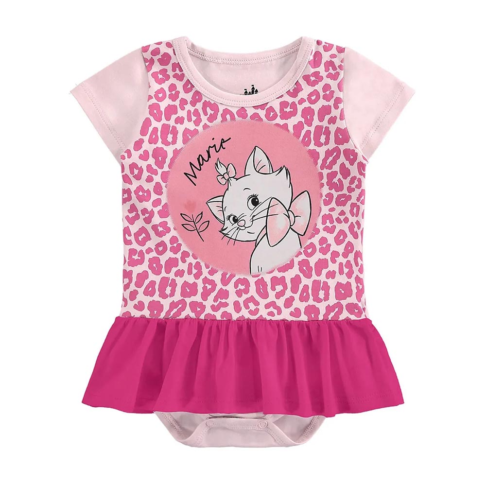 Body Manga Curta Com Saia Marie - Marlan